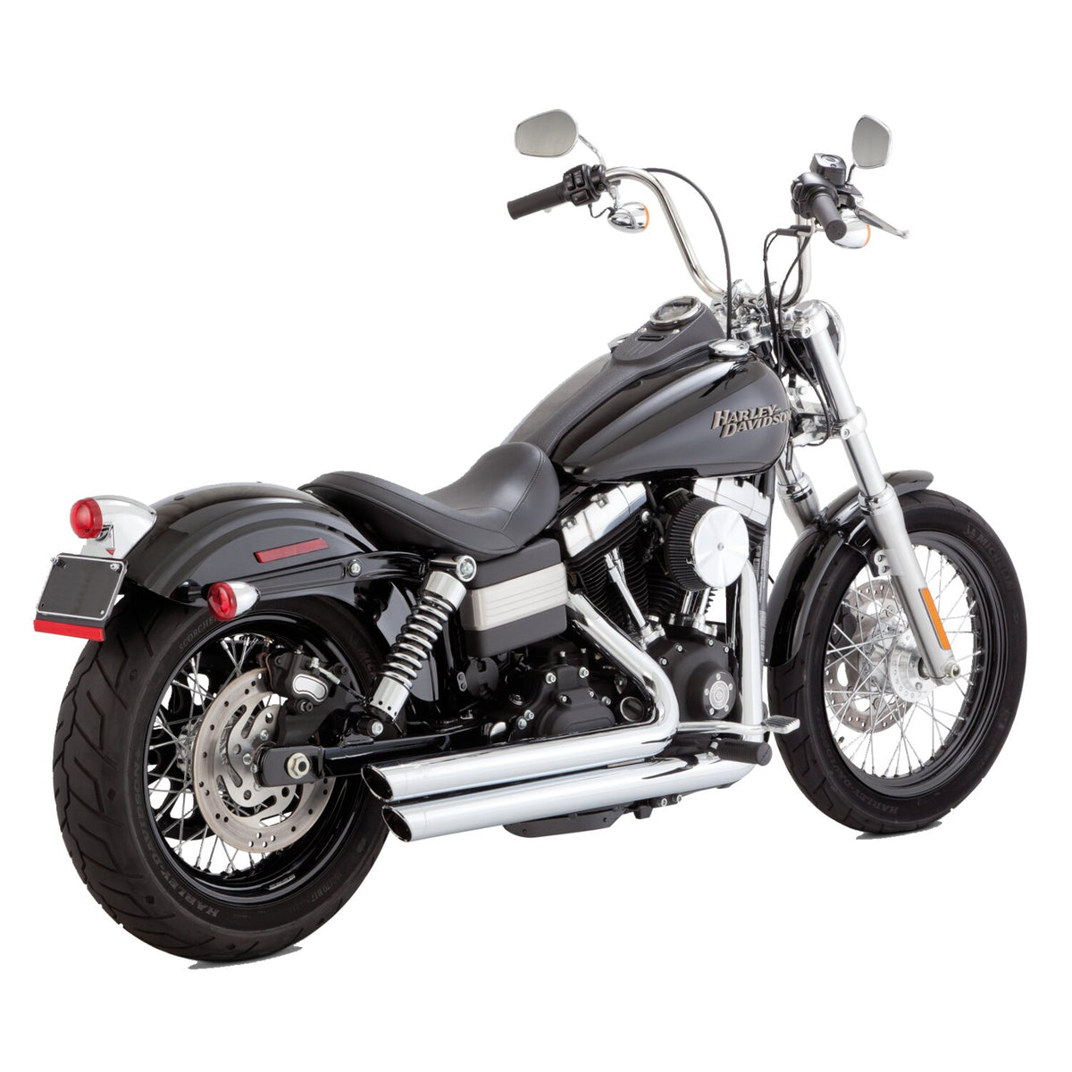 Vance & Hines, 2 1/2" big shots staggered