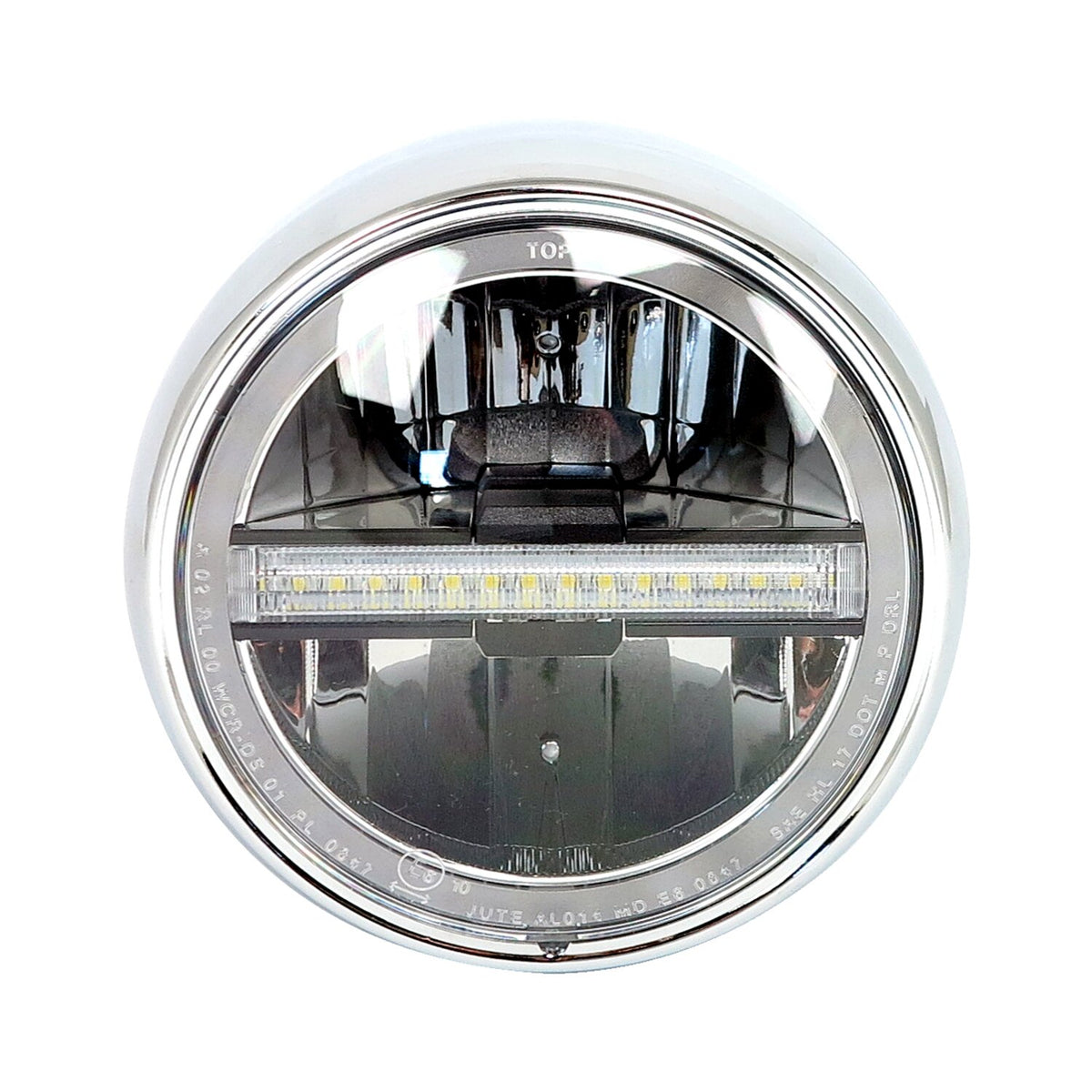 Daytona, Neo Vintage LED headlamp. Chrome