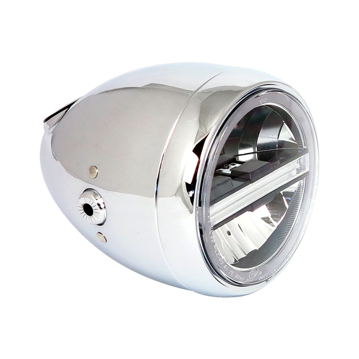 Daytona, Neo Vintage LED headlamp. Chrome