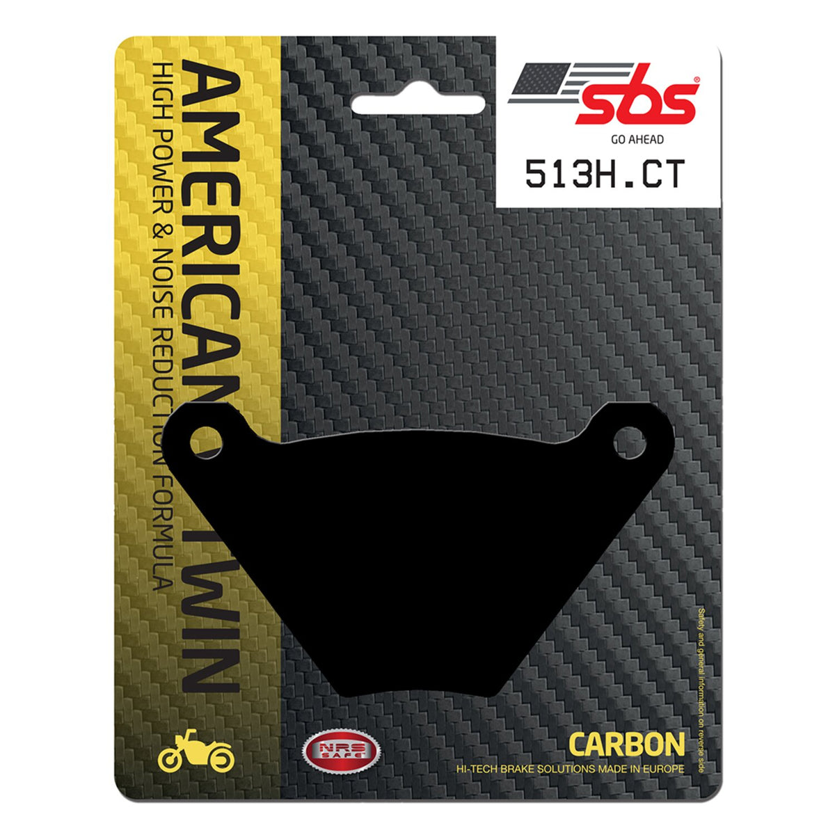SBS, brake pads. Street Carbon Tech (organic)