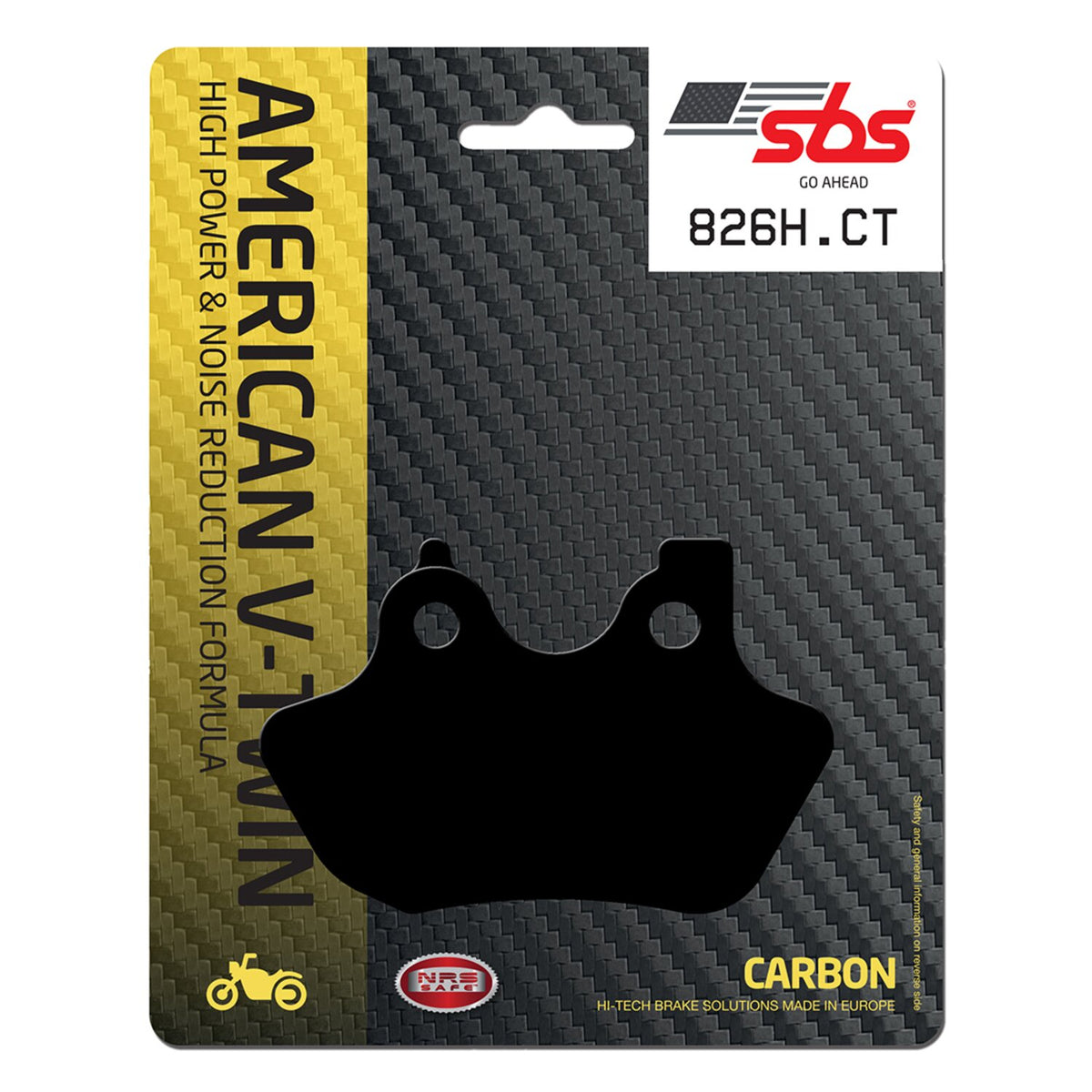 SBS, brake pads. Street Carbon Tech (organic)