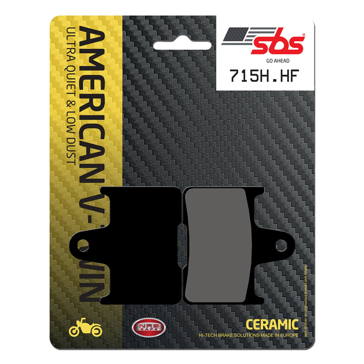 SBS, brake pads. Street Ceramic (organic)