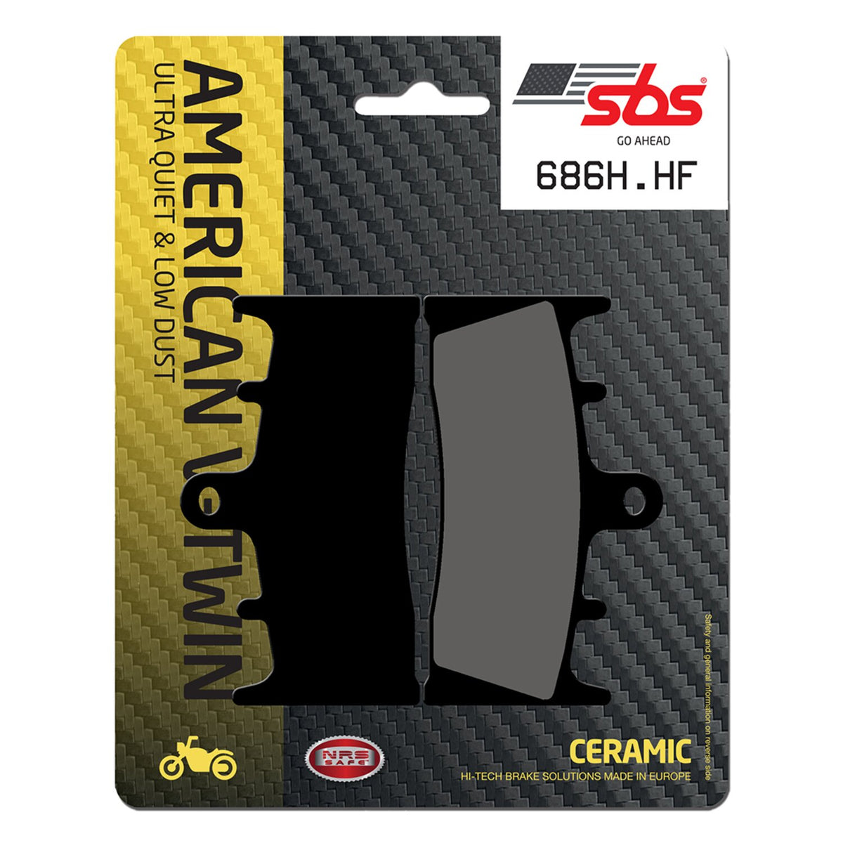 SBS brake pads, street ceramic