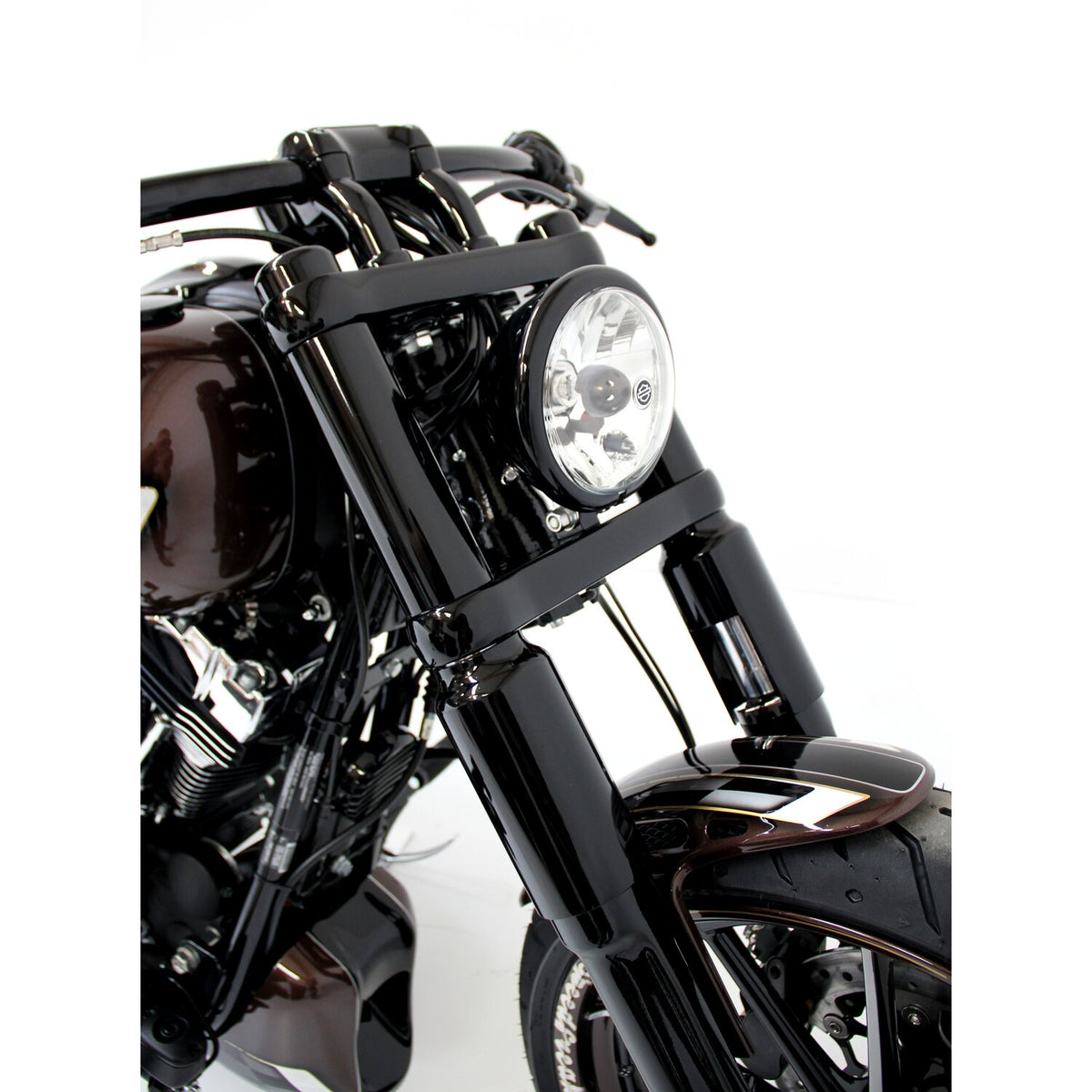 Cult-Werk, 2-piece lower fork tube cover kit, gloss black
