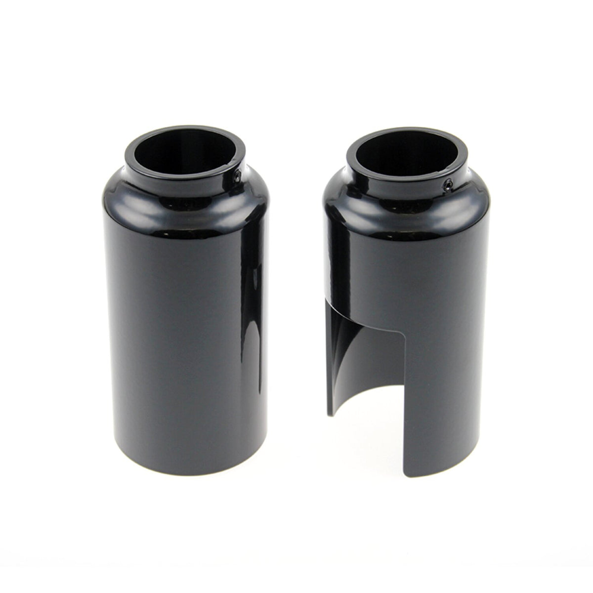 Cult-Werk, 2-piece lower fork tube cover kit. Gloss black
