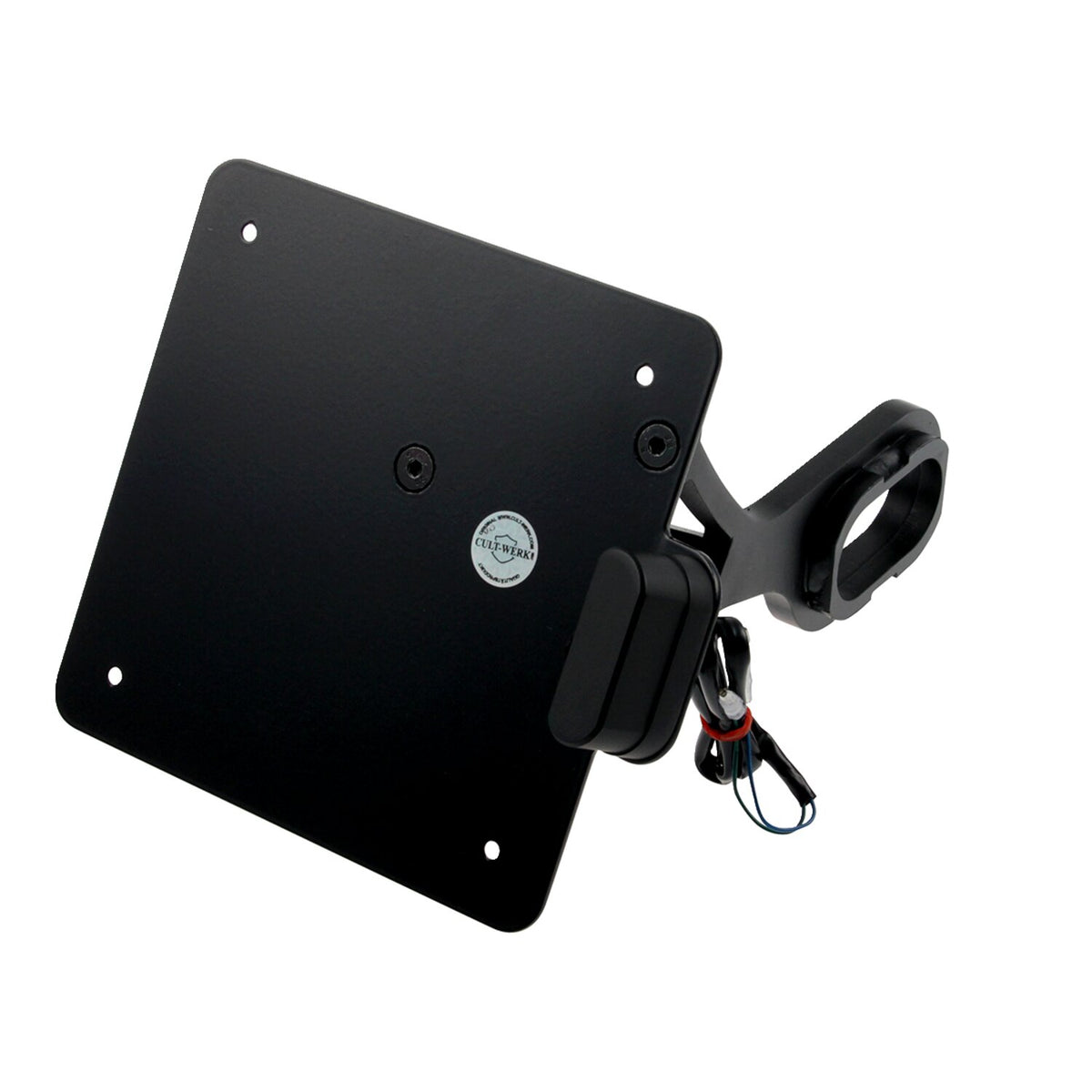Cult-Werk, side mount license plate bracket. Italy