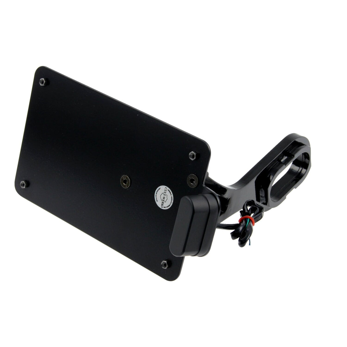 Cult-Werk, side mount license plate bracket. France