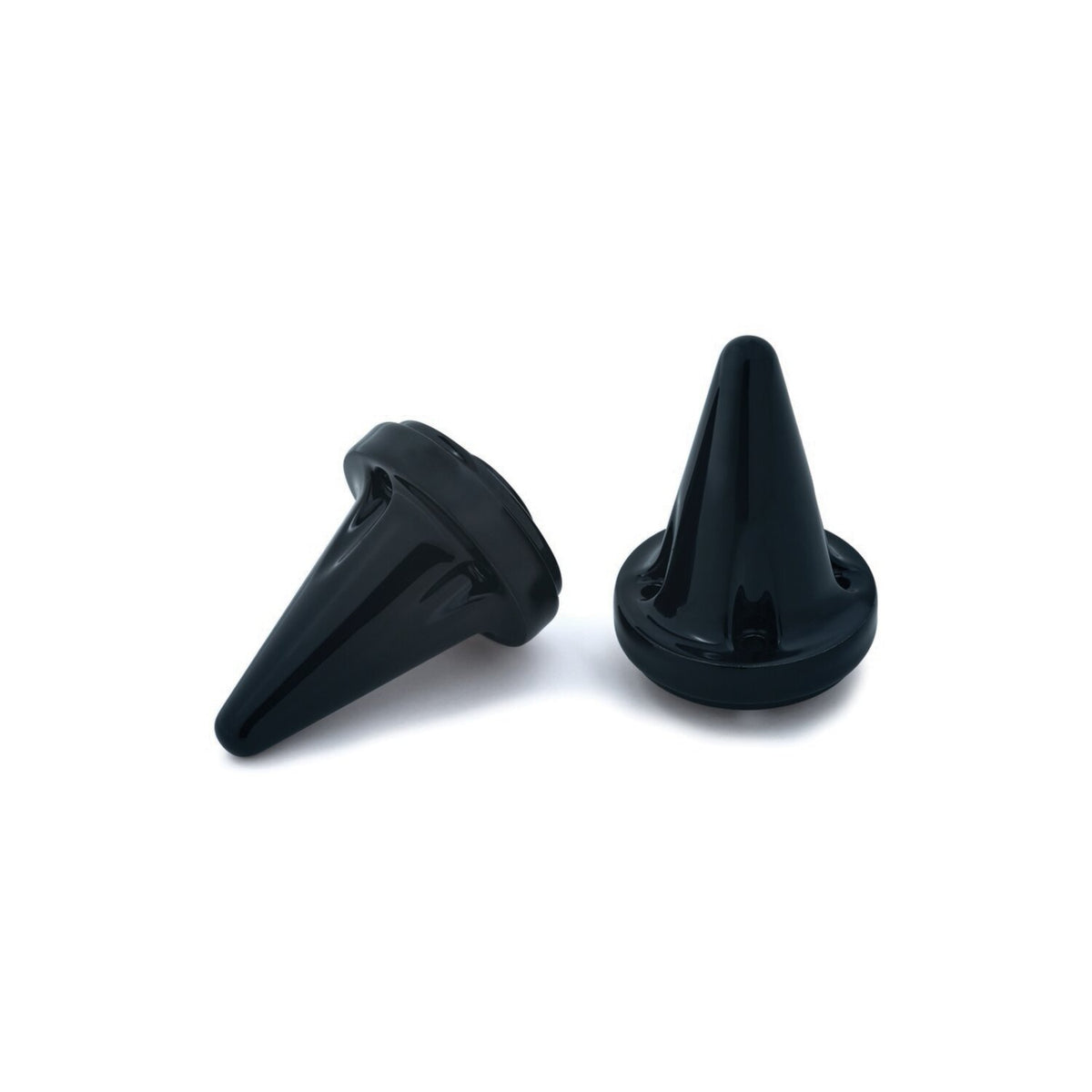 Kuryakyn, Stiletto grip end caps. Gloss black