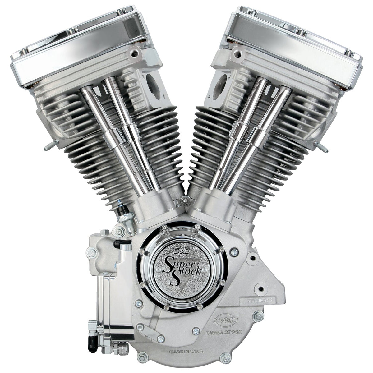 S&S, V80" basic engine assembly. Natural