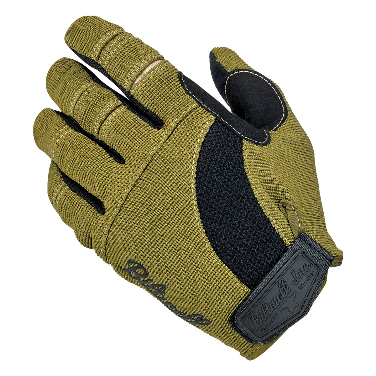 Biltwell Moto gloves olive/black/tan