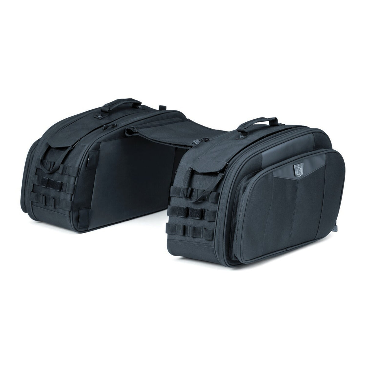 Kuryakyn, Momentum outrider throw-over saddlebags. Black