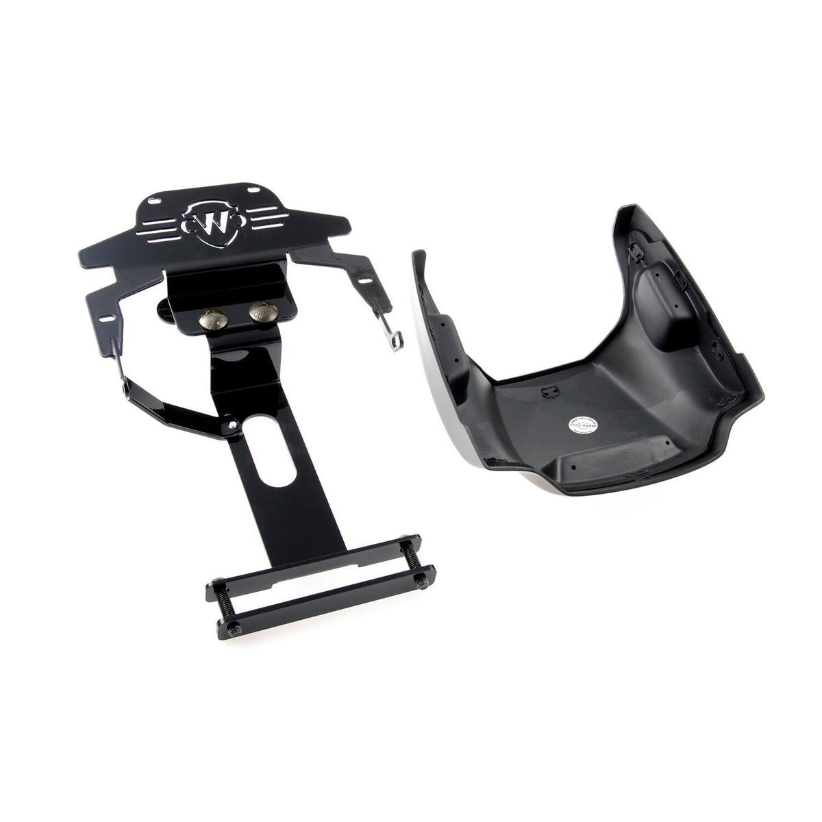 Cult-Werk, headlamp mask 'New Night Rod'. Gloss black