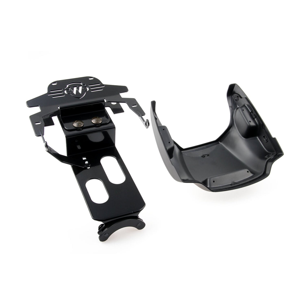 Cult-Werk, headlamp mask 'New Night Rod'. Gloss black