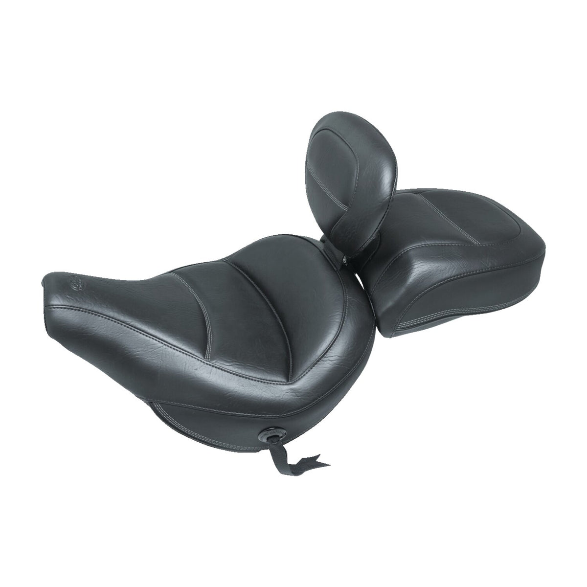 Mustang, Standard Touring solo seat. With rider backrest