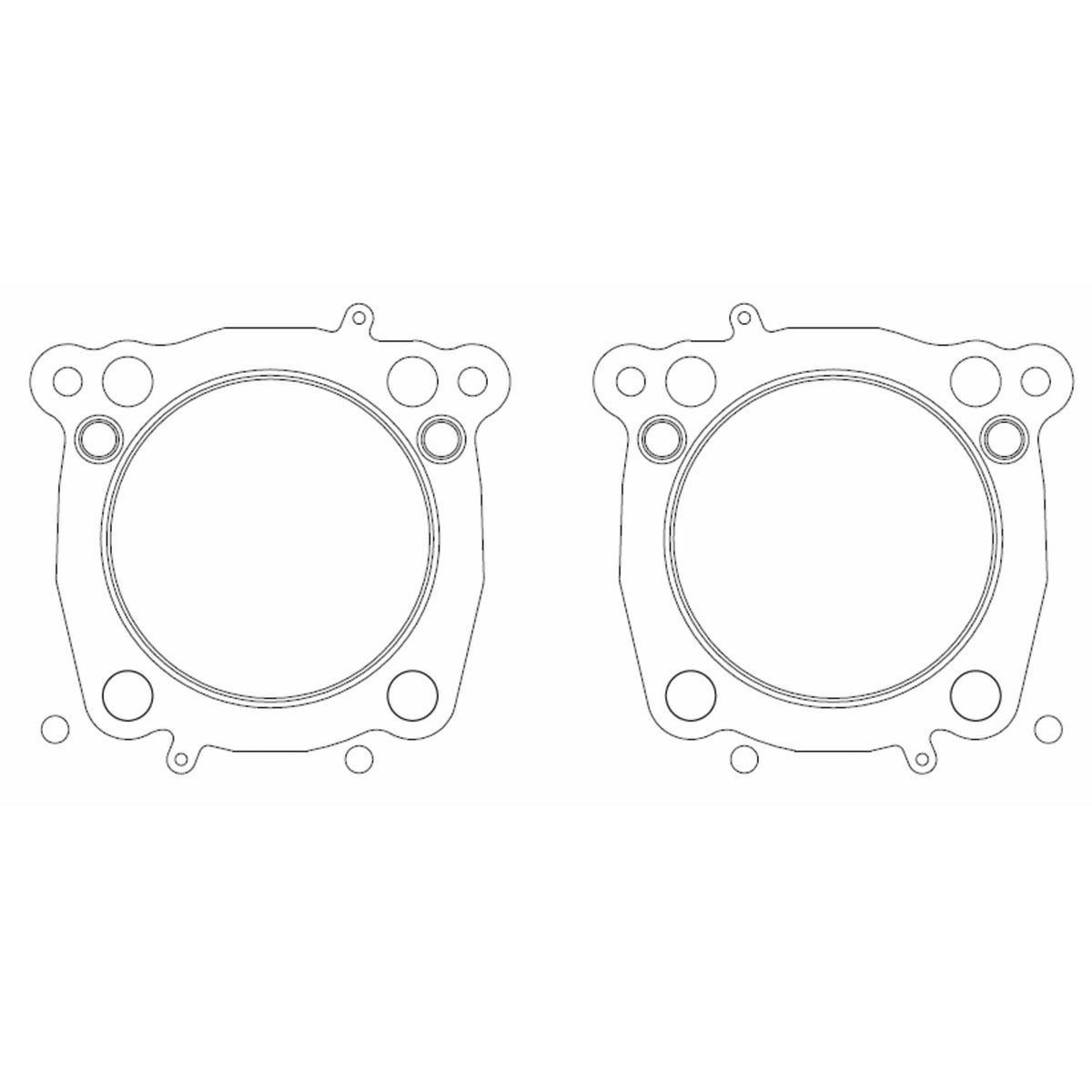 Cometic, cylinder head gasket set. .040" MLS 4.500" bore