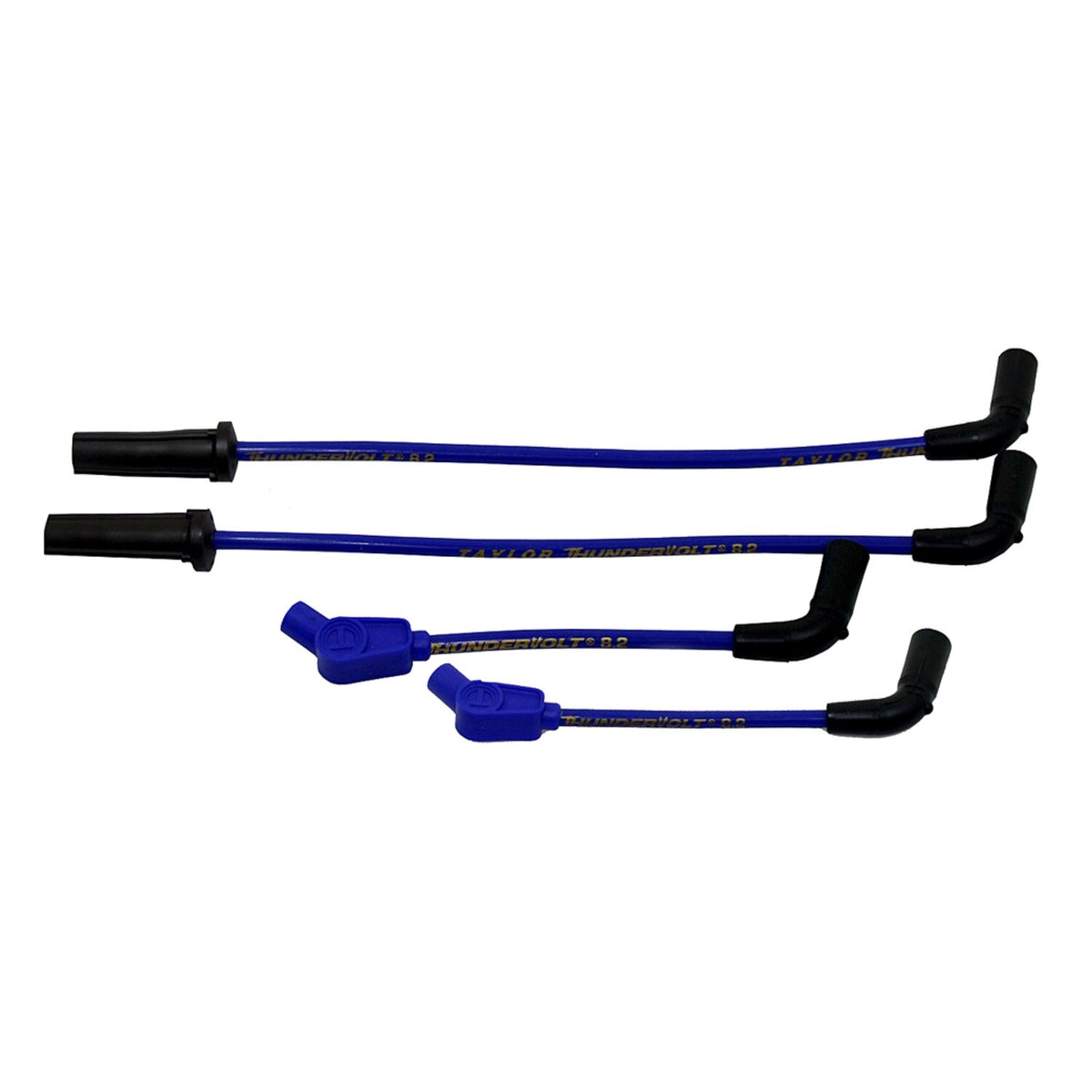 Taylor, 8.2mm ThunderVolt spark plug wire set. Blue