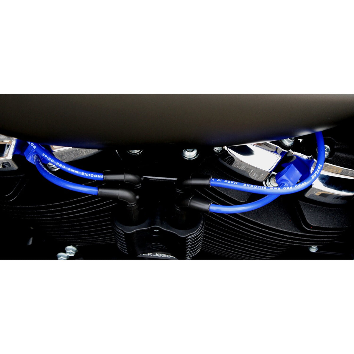 Taylor, 8mm Pro Wire spark plug wire set. Blue