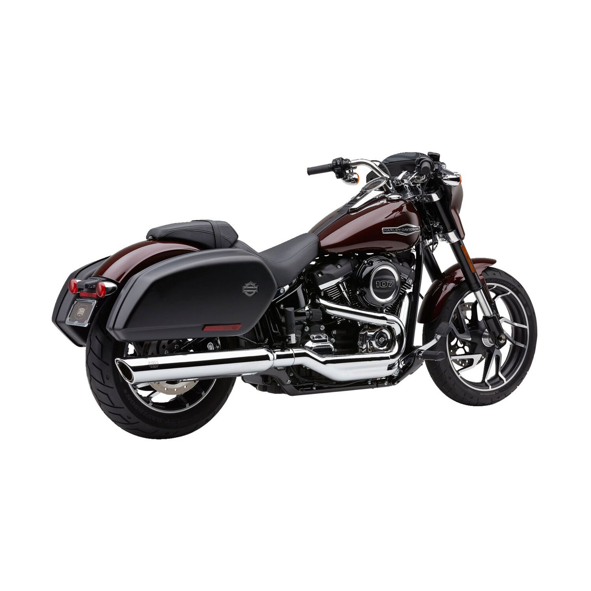 Cobra, 909 Twins 4" slip-on mufflers. Chrome