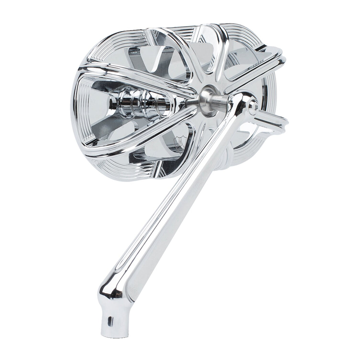 Arlen Ness, 10-gauge caged mirror left hand chrome