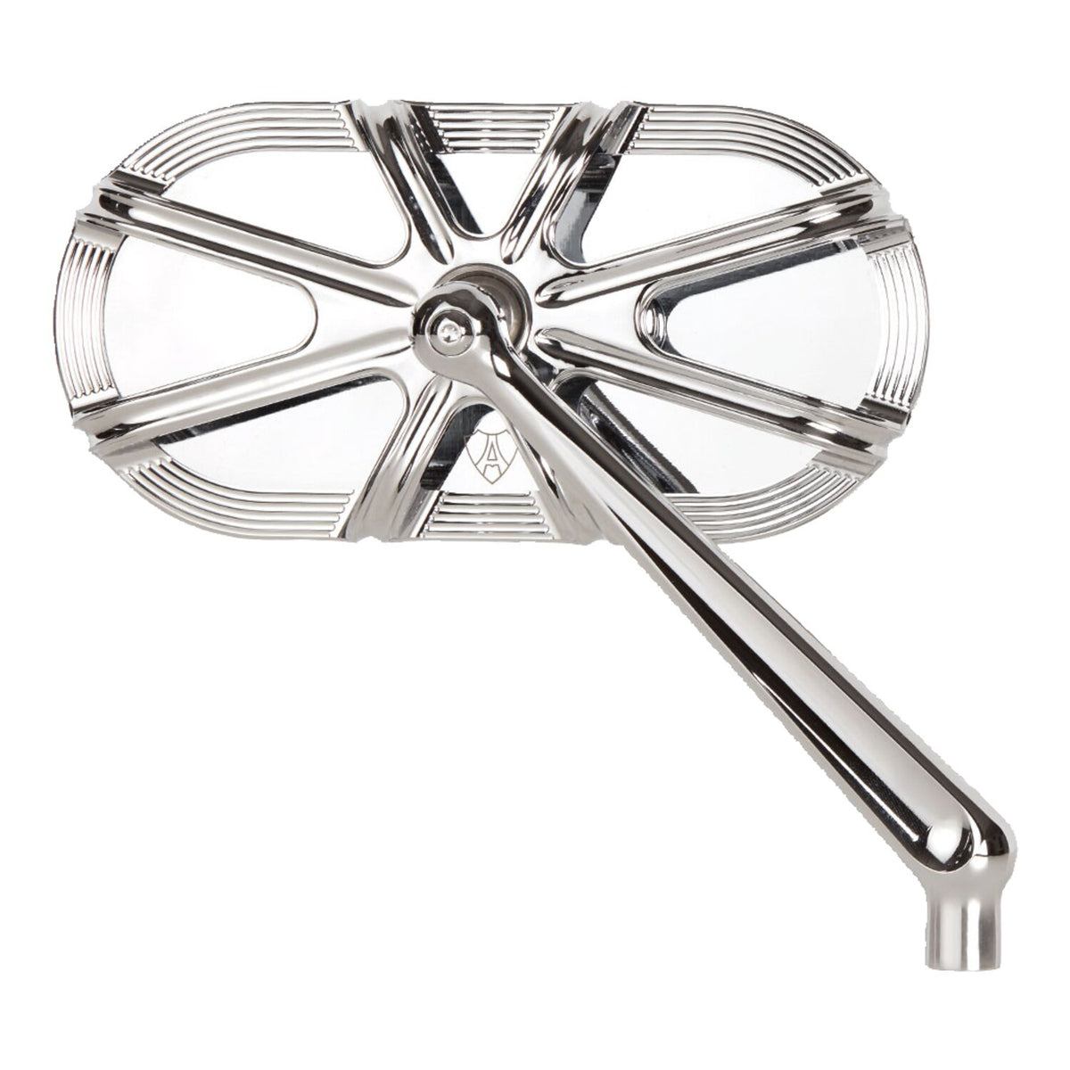 Arlen Ness, 10-gauge caged mirror right hand chrome