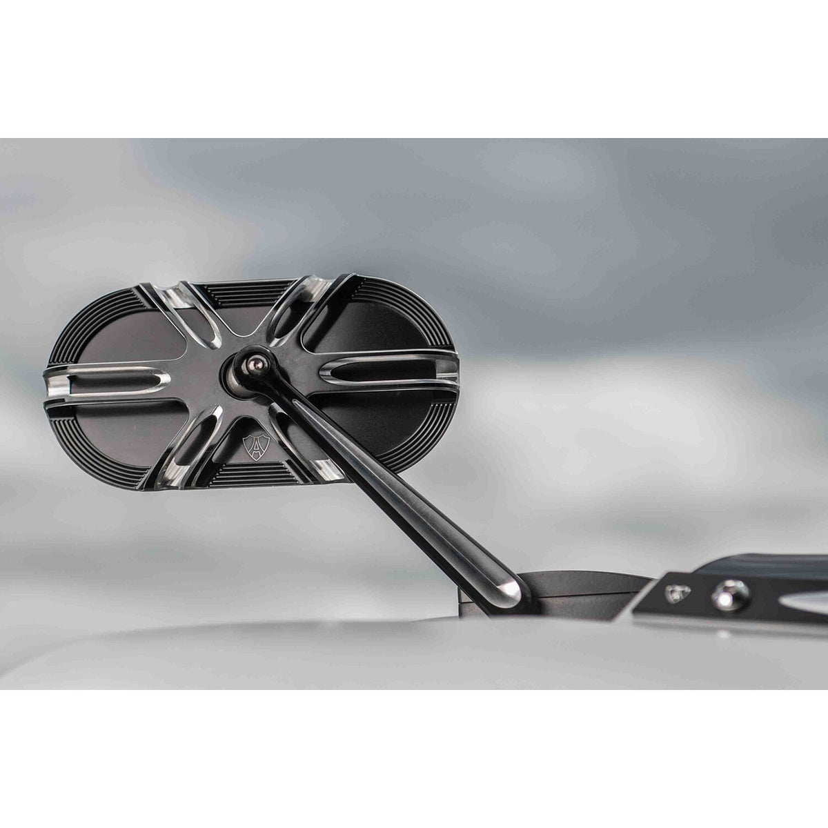 Arlen Ness, Deep cut caged mirror right hand black