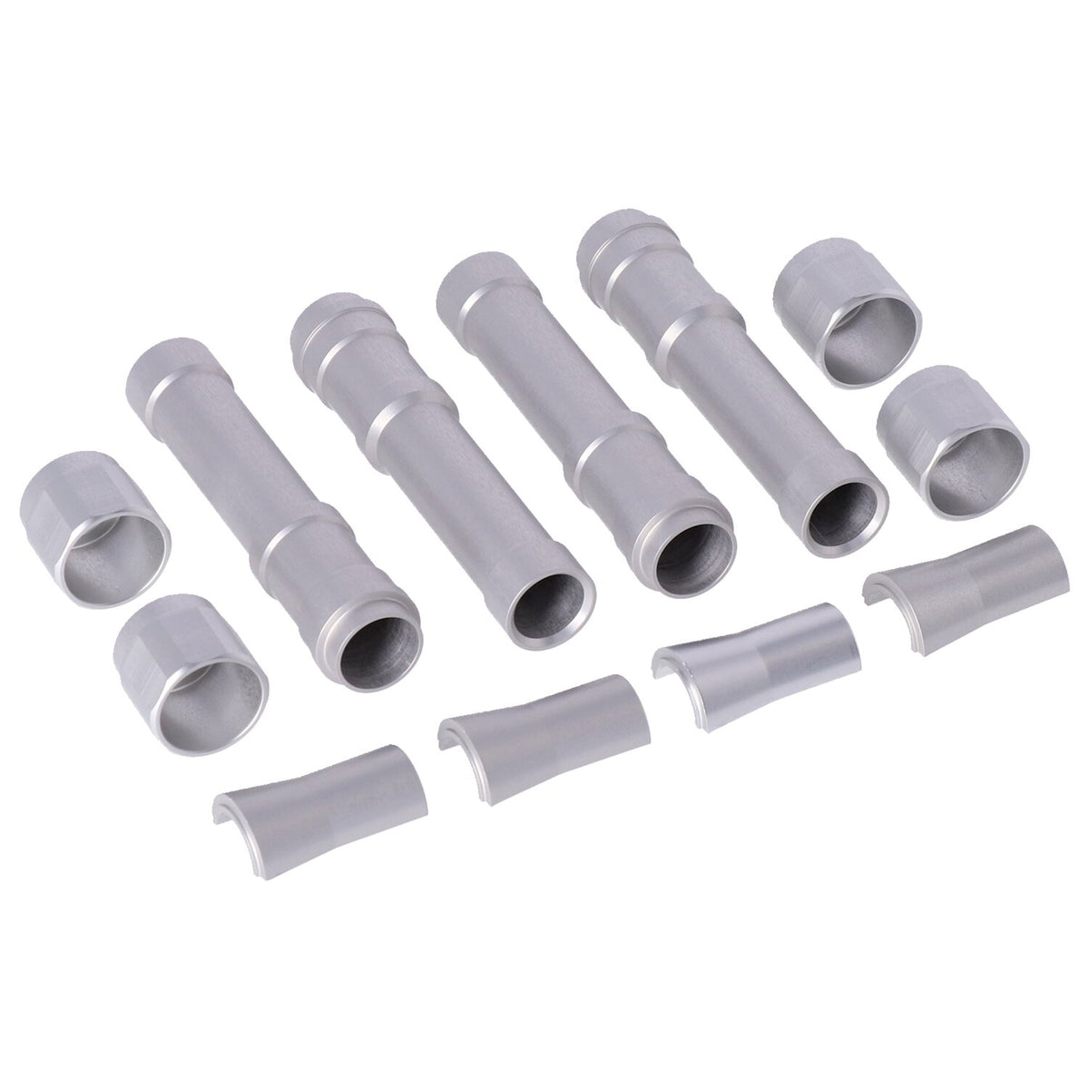 Dippert, Twin Cam aluminum pushrod cover set. Silver