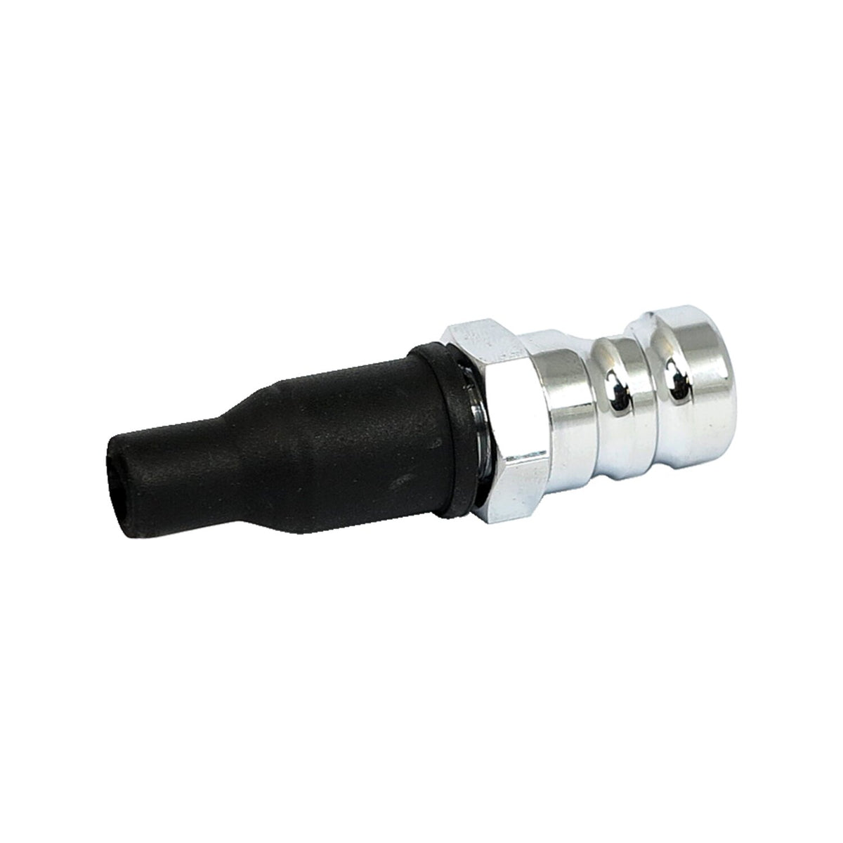 License plate light mount bolt. Grooved. Chrome