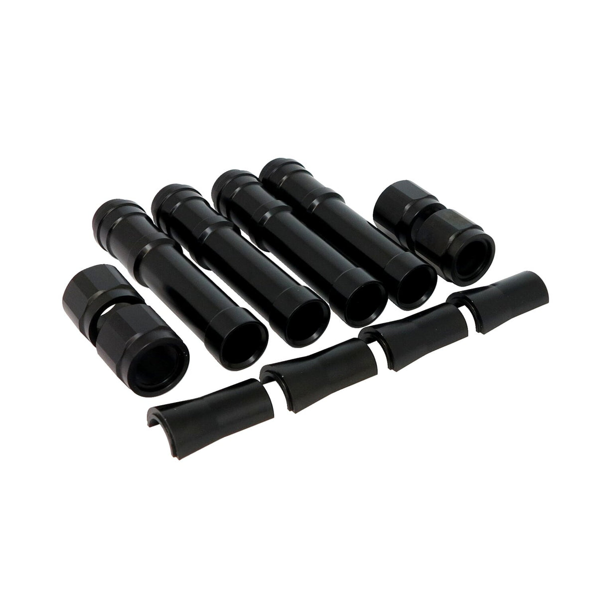 Dippert, Twin Cam aluminum pushrod cover set. Black