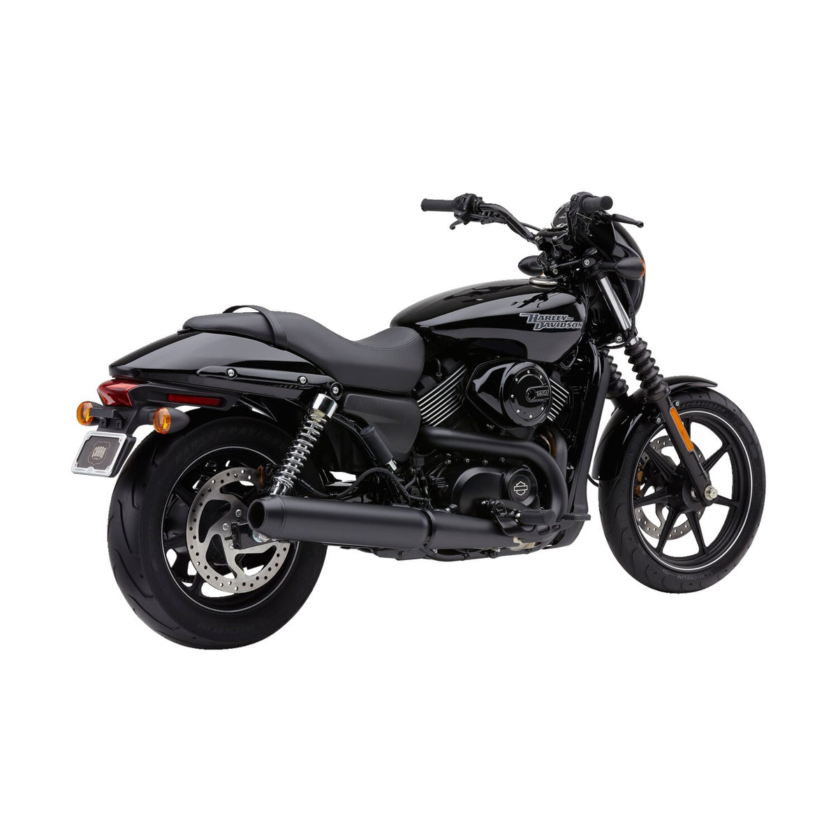 Cobra, El Diablo 4" slip-on muffler. Black
