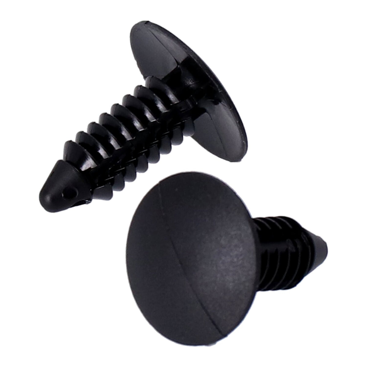 Push-in fasteners, swingarm