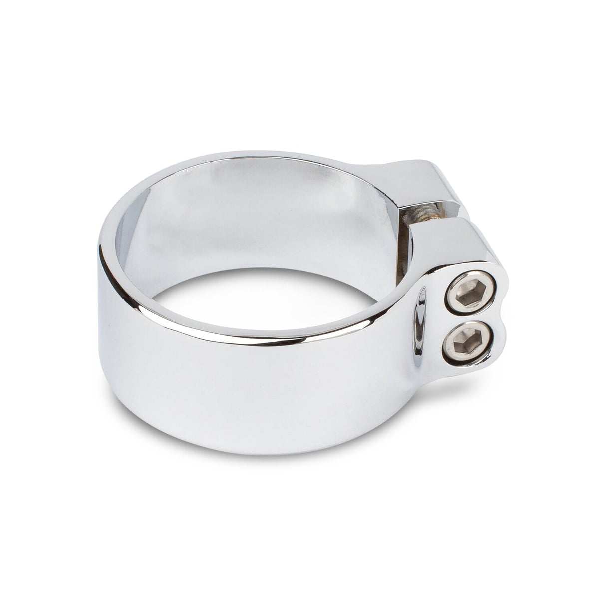 Arlen Ness, Super muffler clamp 2-1/2". Chrome
