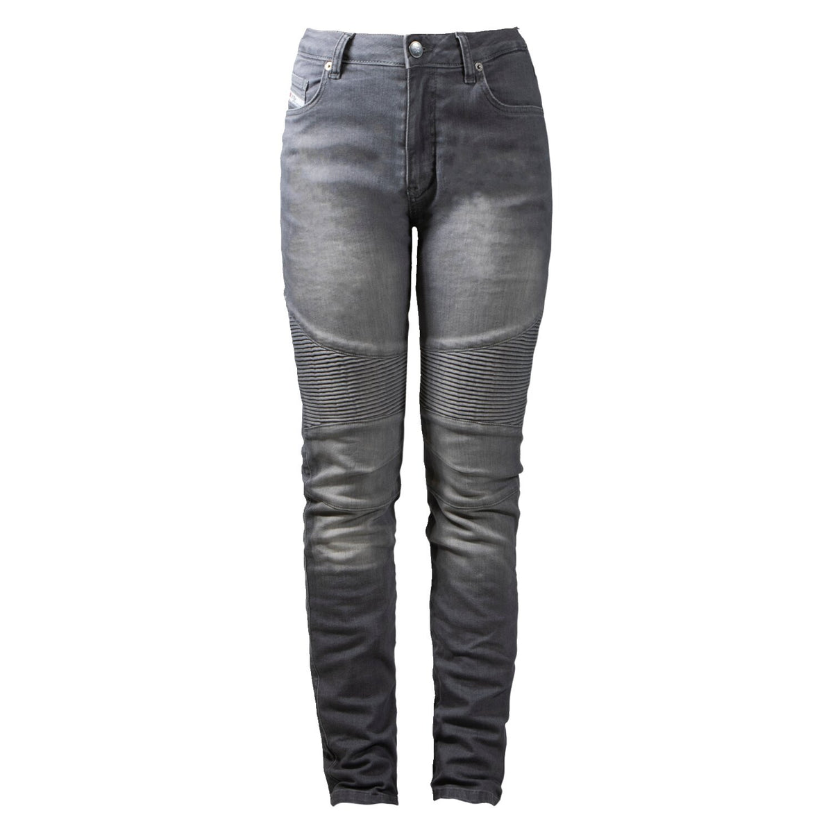 John Doe Betty Biker Jeans Light Grey