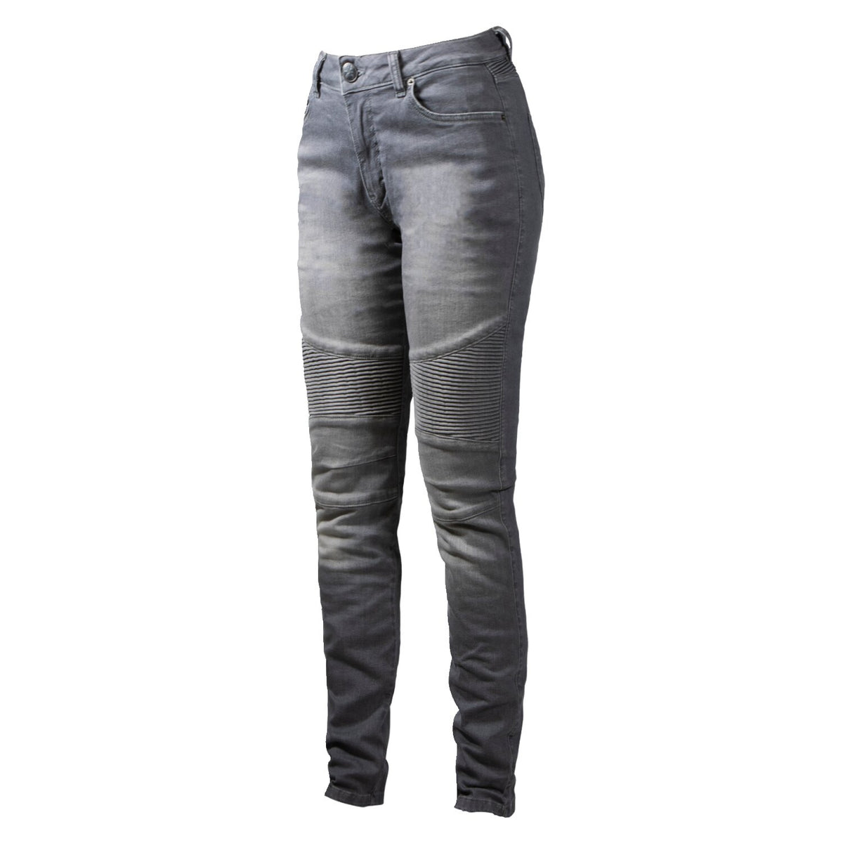 John Doe Betty Biker Jeans Light Grey