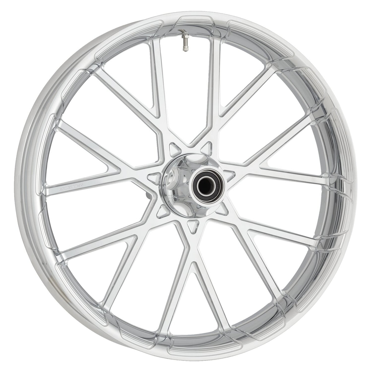 Arlen Ness, rim Procross 3.50 x 26. Front. Chrome