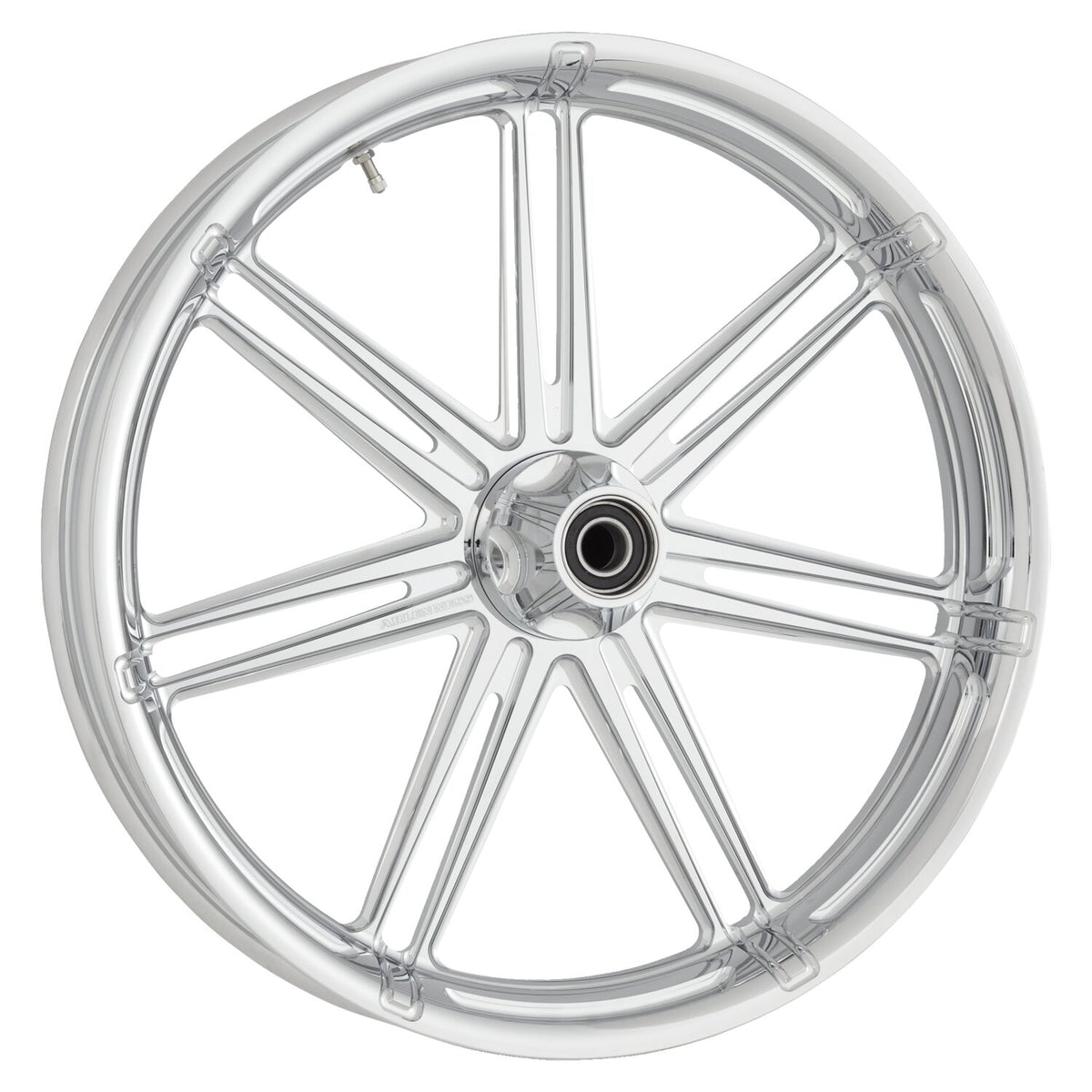 Arlen Ness, rim 7-valve 3.50 x 21. Front. Chrome