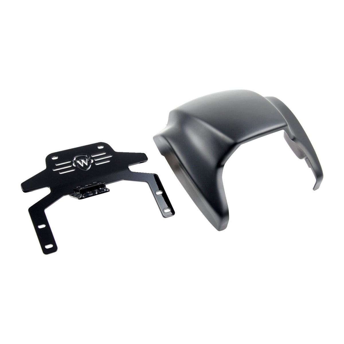 Cult-Werk, FXBR headlamp mask 'V-Rod style'. Gloss black
