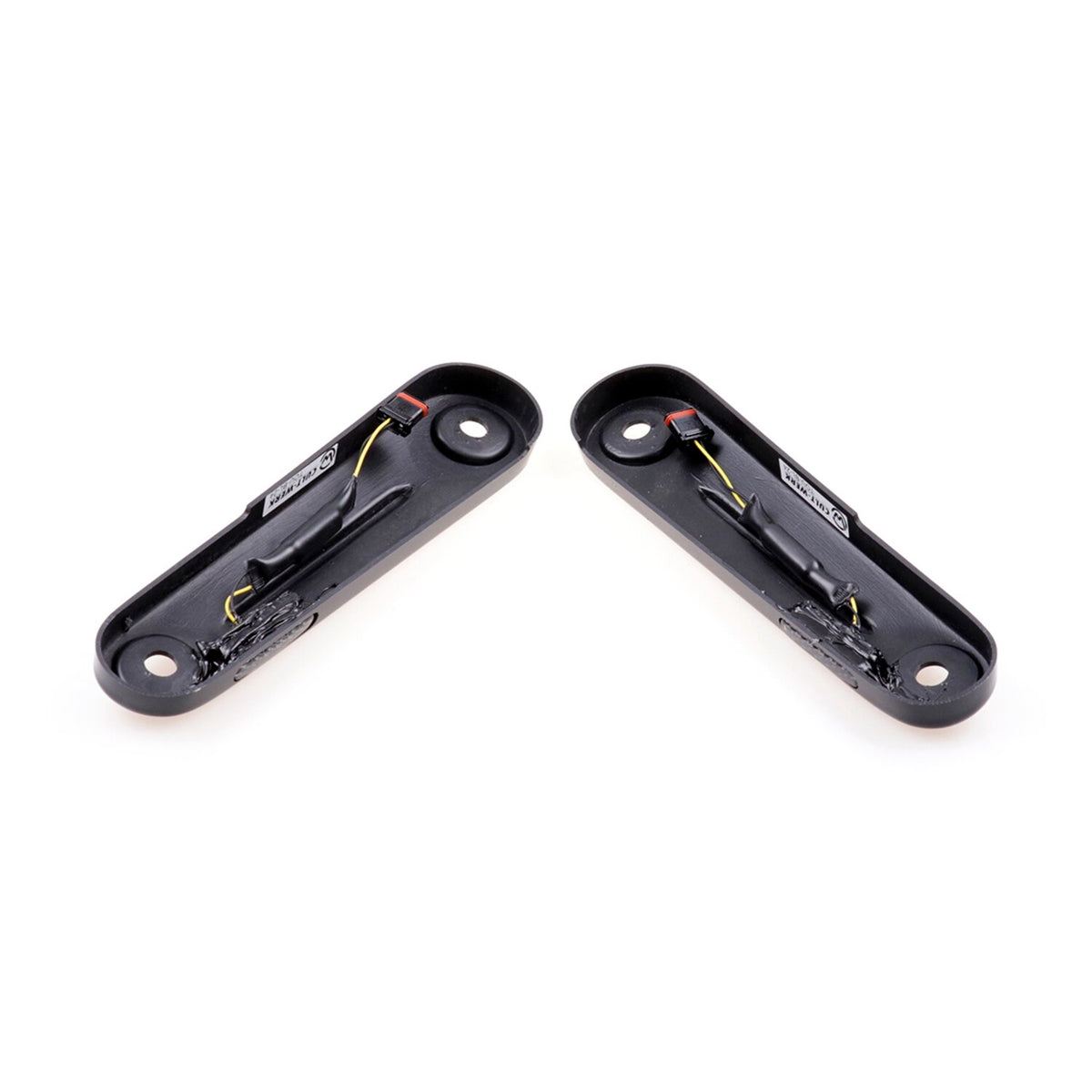 Cult-Werk, 'Clean Style' front LED turn signals. Gloss black