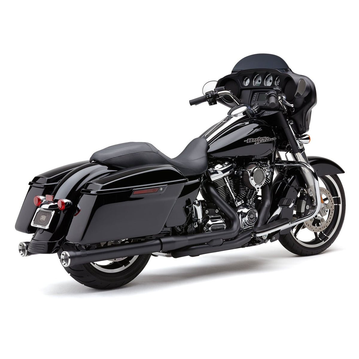 Cobra, 3" RPT Race Pro slip-on mufflers. Black