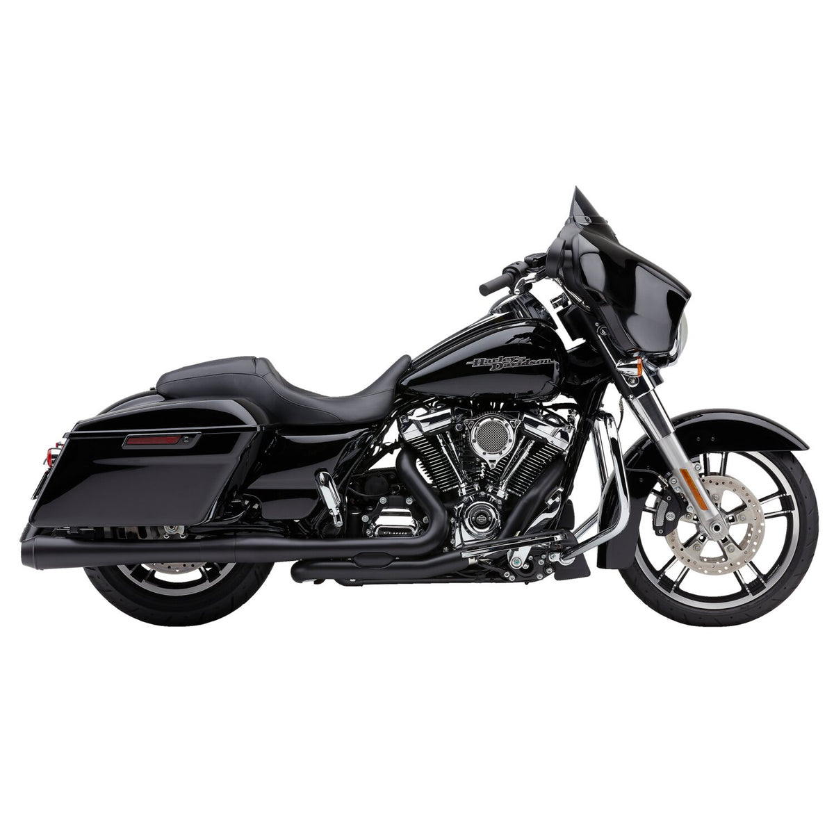 Cobra, El Diablo 4" slip-on mufflers. Black