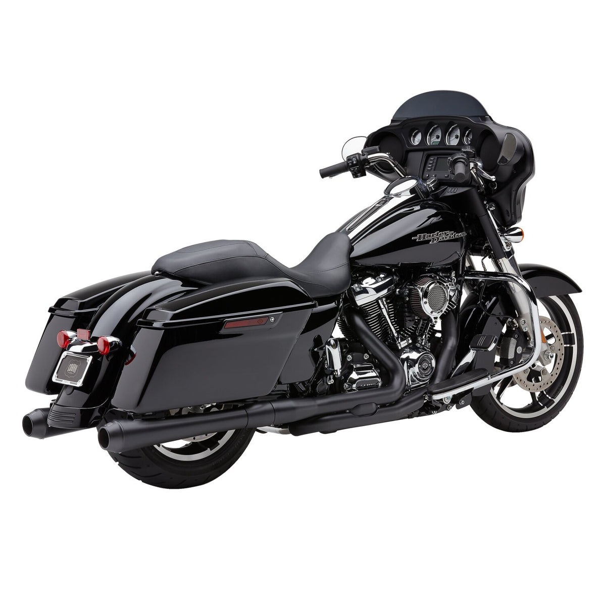Cobra, El Diablo 4" slip-on mufflers. Black