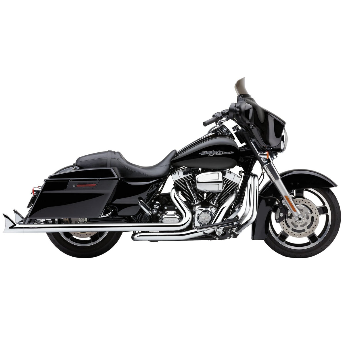 Cobra, Fishtail Speedster Duals exhaust. Chrome