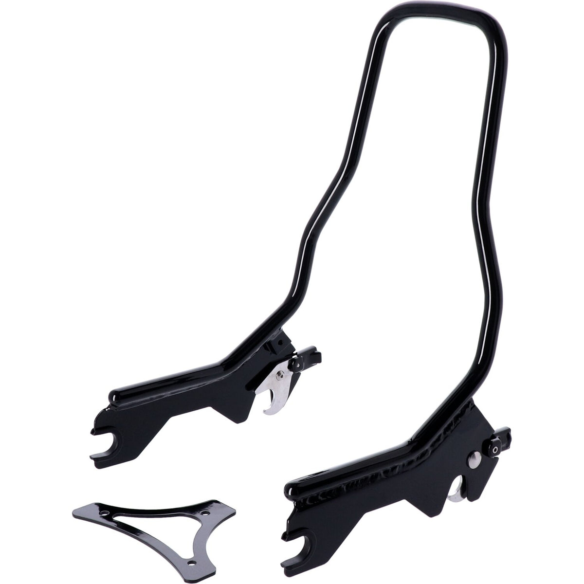 Sissy bar kit 12" upright. Gloss black