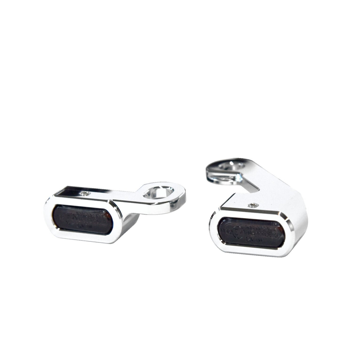 Fastline, below bar LED turn signal set. Chrome