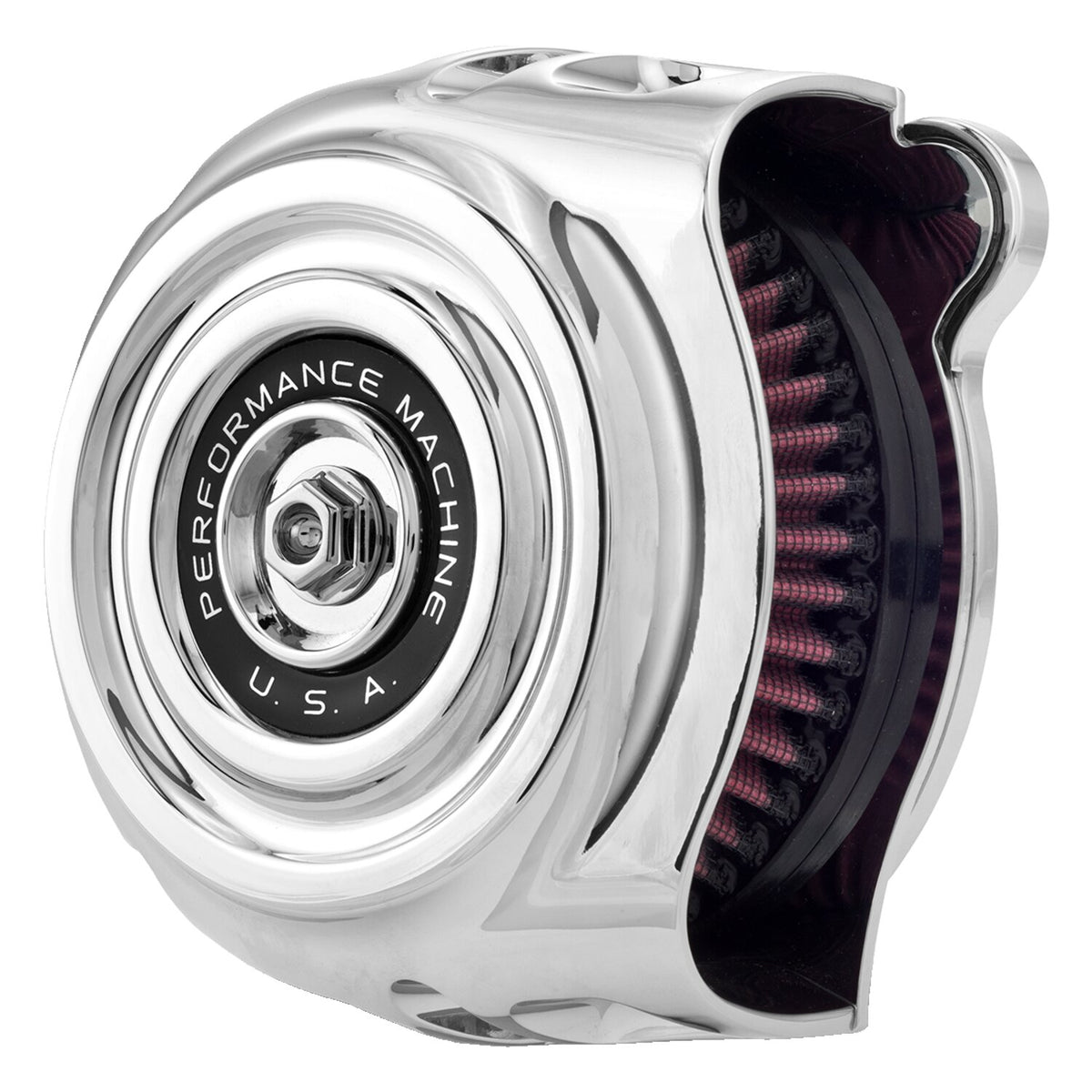 PM, 'Vintage' air cleaner kit. Chrome