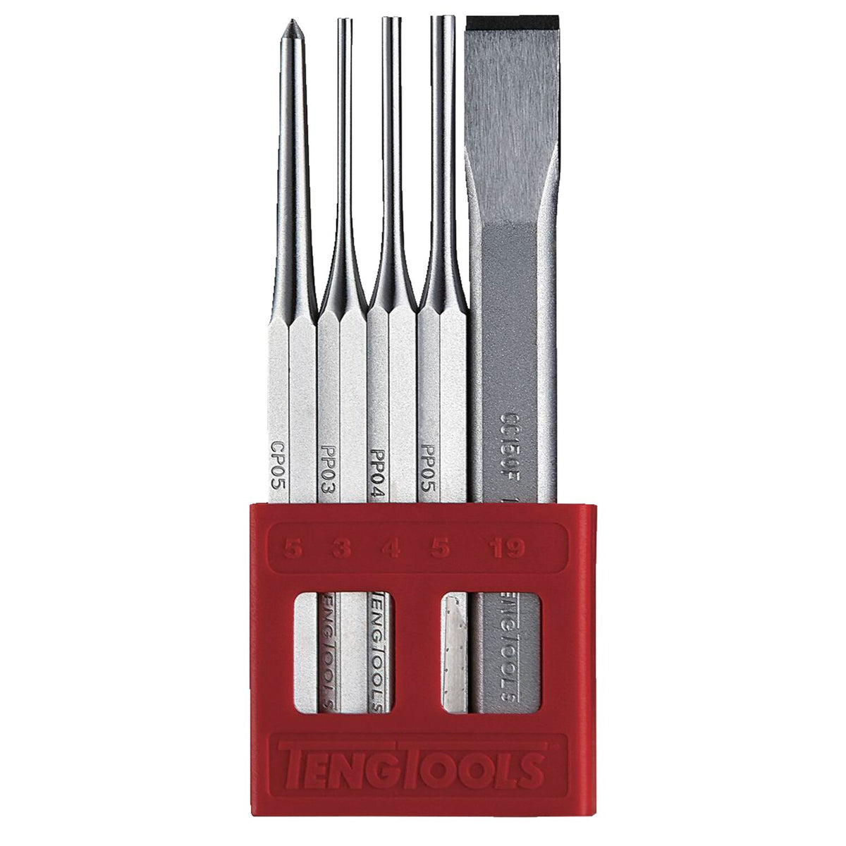 Teng Tools, center point and chisel set