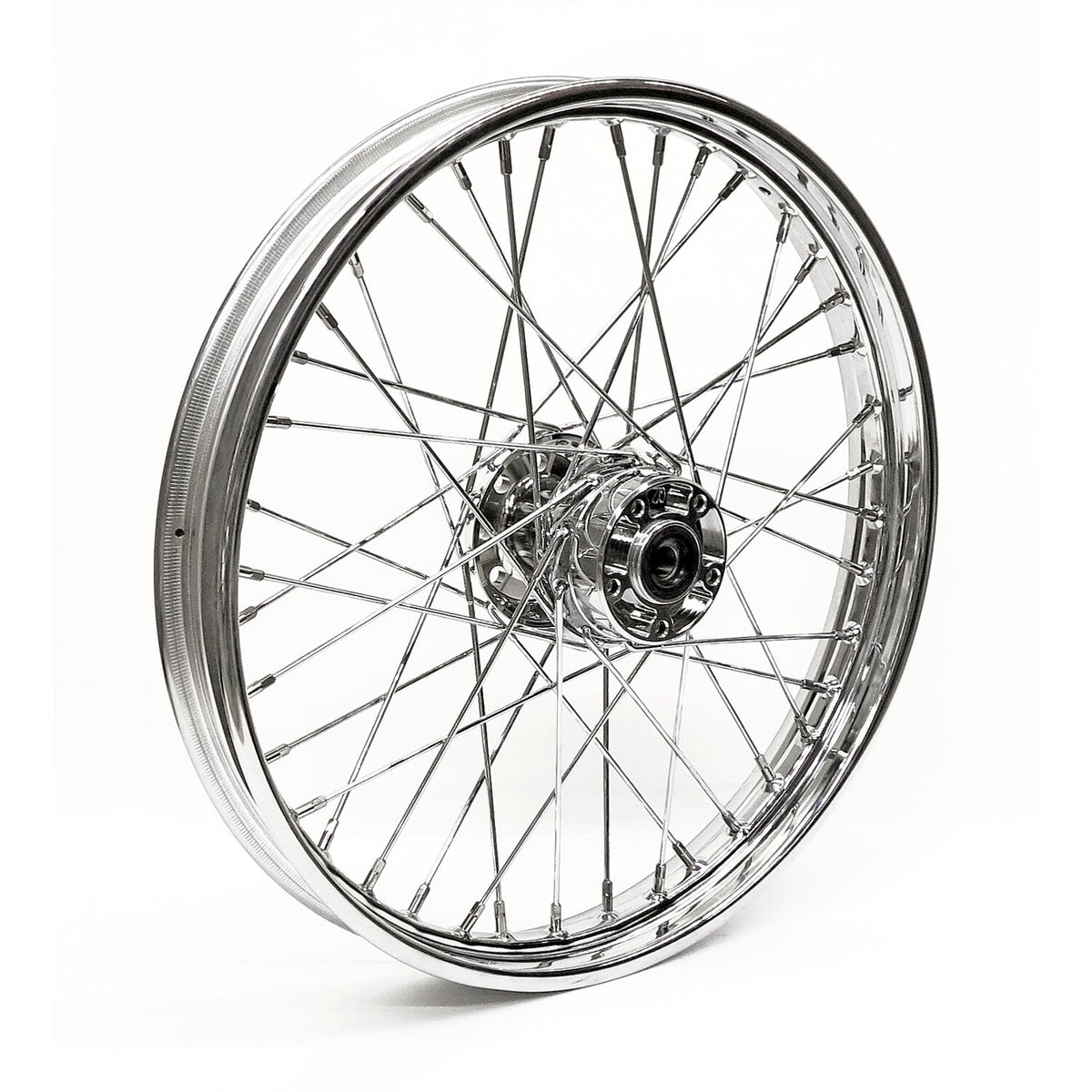 2.15 x 21 front wheel 40 spokes chrome
