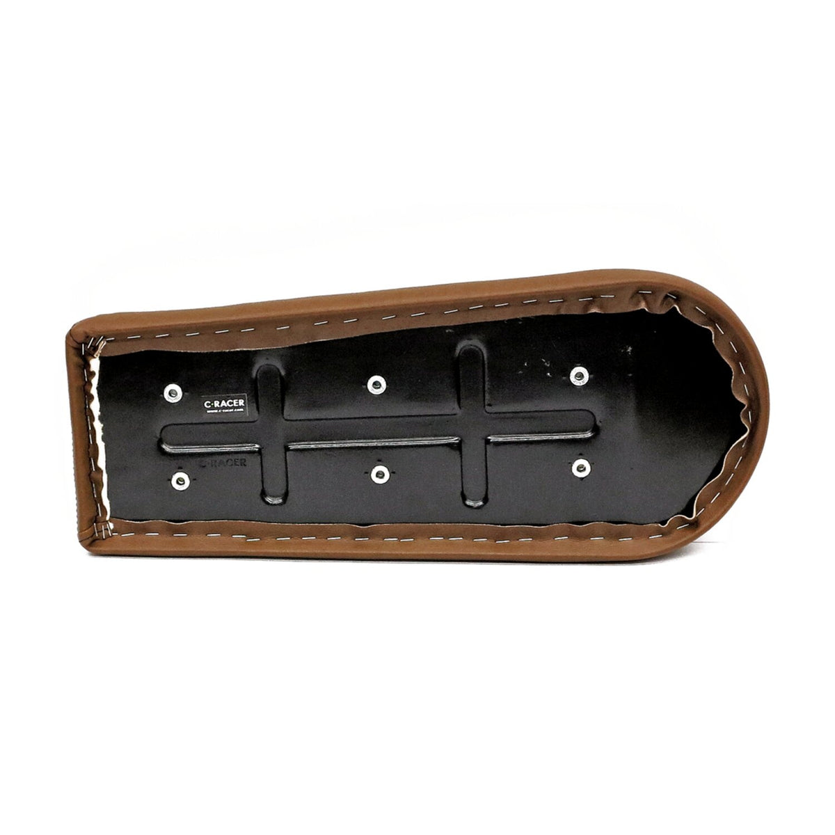C-Racer, Scramsadle scrambler seat. Dark brown