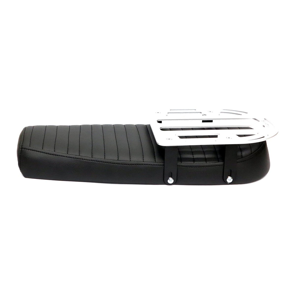 C-Racer, Fat Scramsadle scrambler seat. With rack. Black