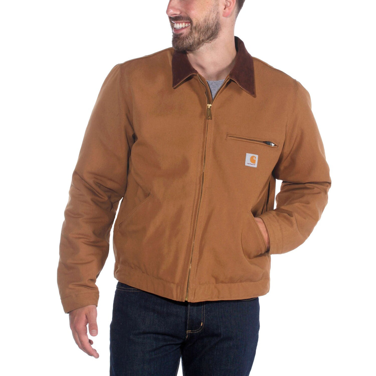 Carhartt Detroit lined jacket Carhartt brown