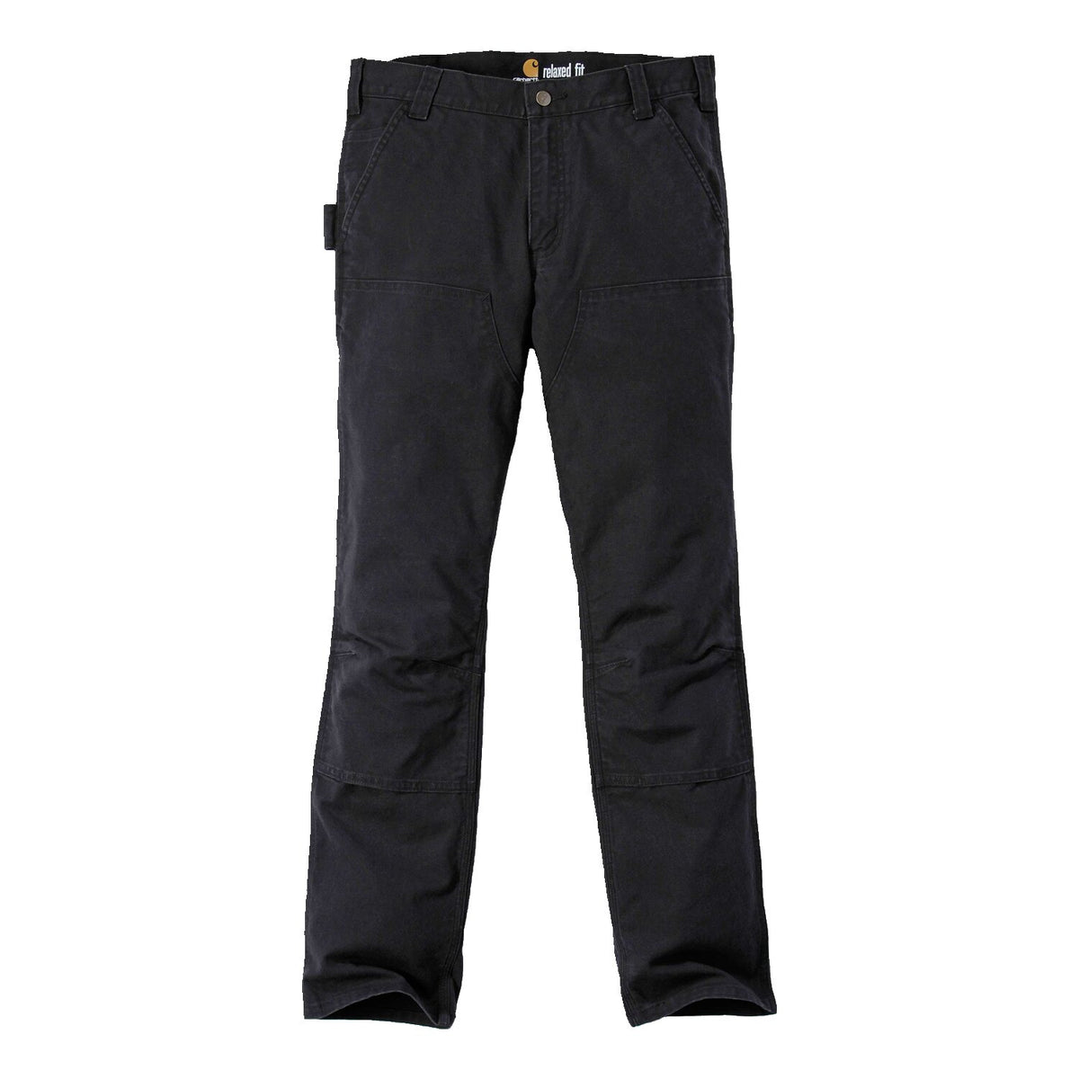 Carhartt work pants stretch duck double front black
